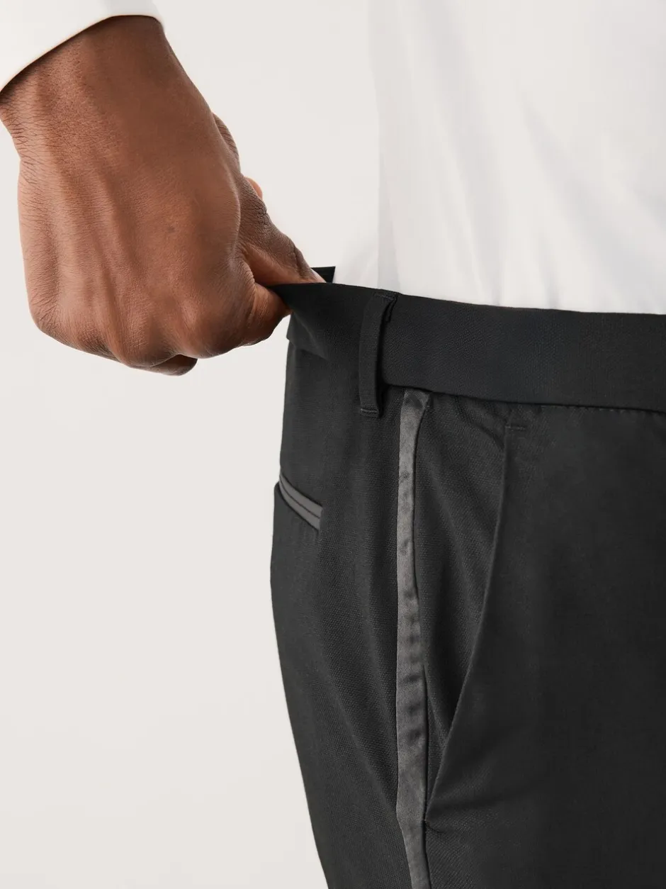 Smokings En Feestkleding*Next Zwart - Muscle Fit Motionflex Stretch Tuxedo Suit Trousers