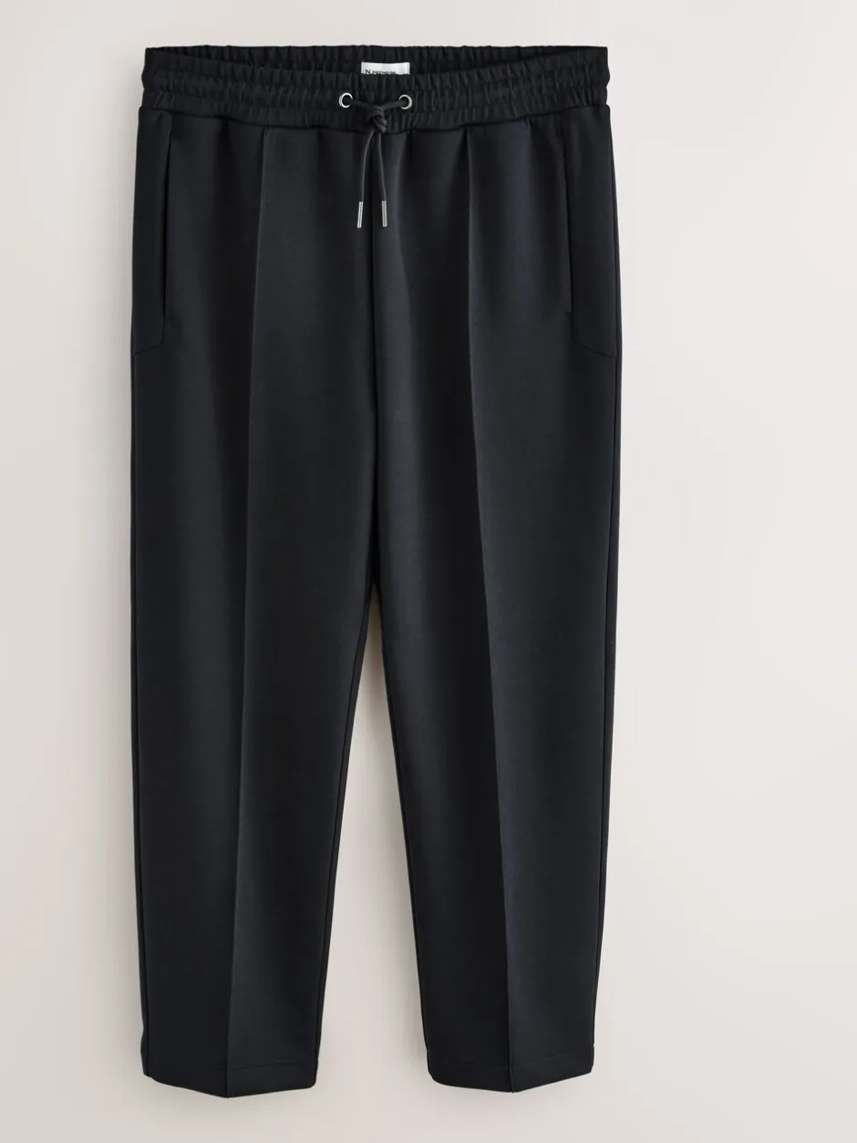 Joggingbroeken*Next - N. Premium Soft Touch Scuba Slim Fit Open Joggers Zwart
