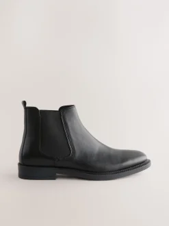Boots*Next Zwart - Nette leren chelsea-laarzen