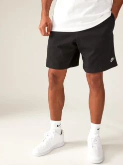 Shorts*Nike Zwart - Club Knit shorts