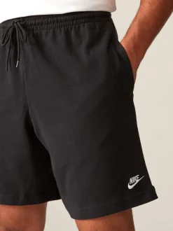 Shorts*Nike Zwart - Club Knit shorts