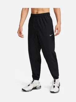 Joggingbroeken*Nike Zwart - Dri-FIT Form trainingsbroek met taps toelopende pijpen