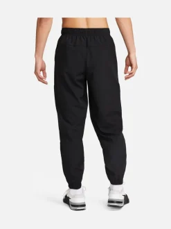 Joggingbroeken*Nike Zwart - Dri-FIT Form trainingsbroek met taps toelopende pijpen