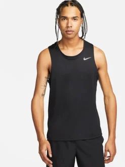 Sportkleding*Nike Zwart - Dri-FIT Miler hardloopvesttop