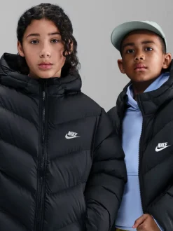 Schoolkleding|Jassen En Jacks*Nike Zwart - gewatteerd jack