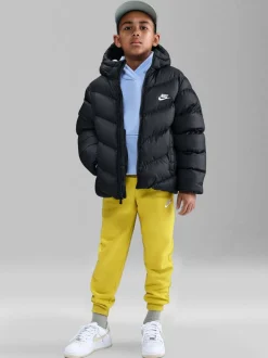 Schoolkleding|Jassen En Jacks*Nike Zwart - gewatteerd jack