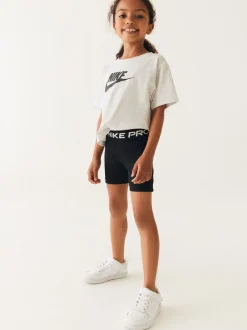 Shorts*Nike - Little Kids Pro Drifit short Zwart