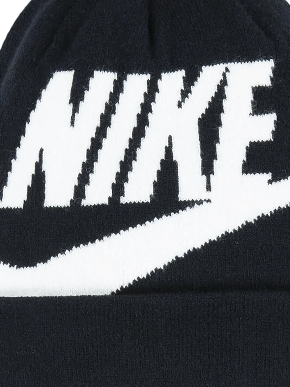 Mutsen, Handschoenen En Sjaals*Nike - Swoosh Pom Beanie and Glove Set Zwart