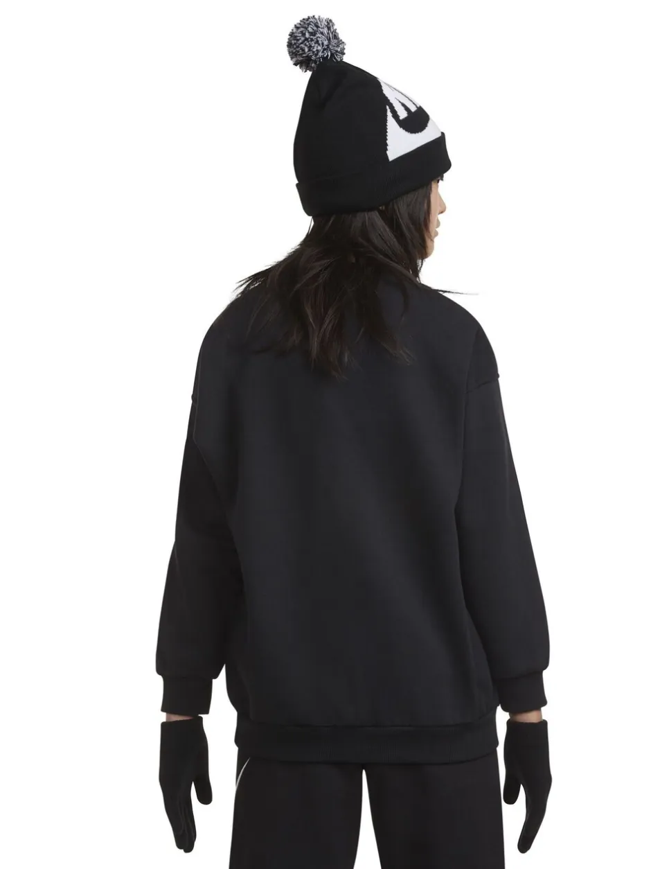 Mutsen, Handschoenen En Sjaals*Nike - Swoosh Pom Beanie and Glove Set Zwart