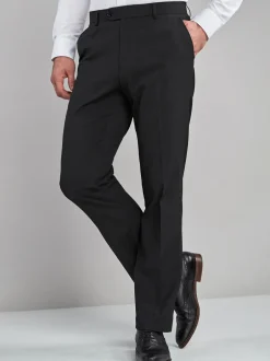 Formele Broek|Broeken En Chino's|Next Zwart - Normale Pasvorm - Chique stretchy broek