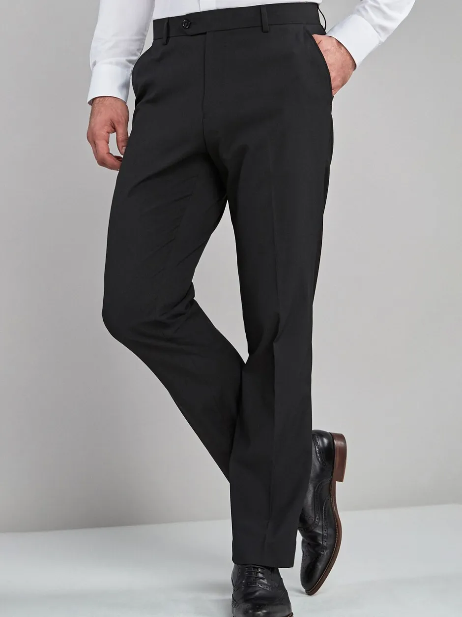 Formele Broek|Broeken En Chino's|Next Zwart - Normale Pasvorm - Chique stretchy broek