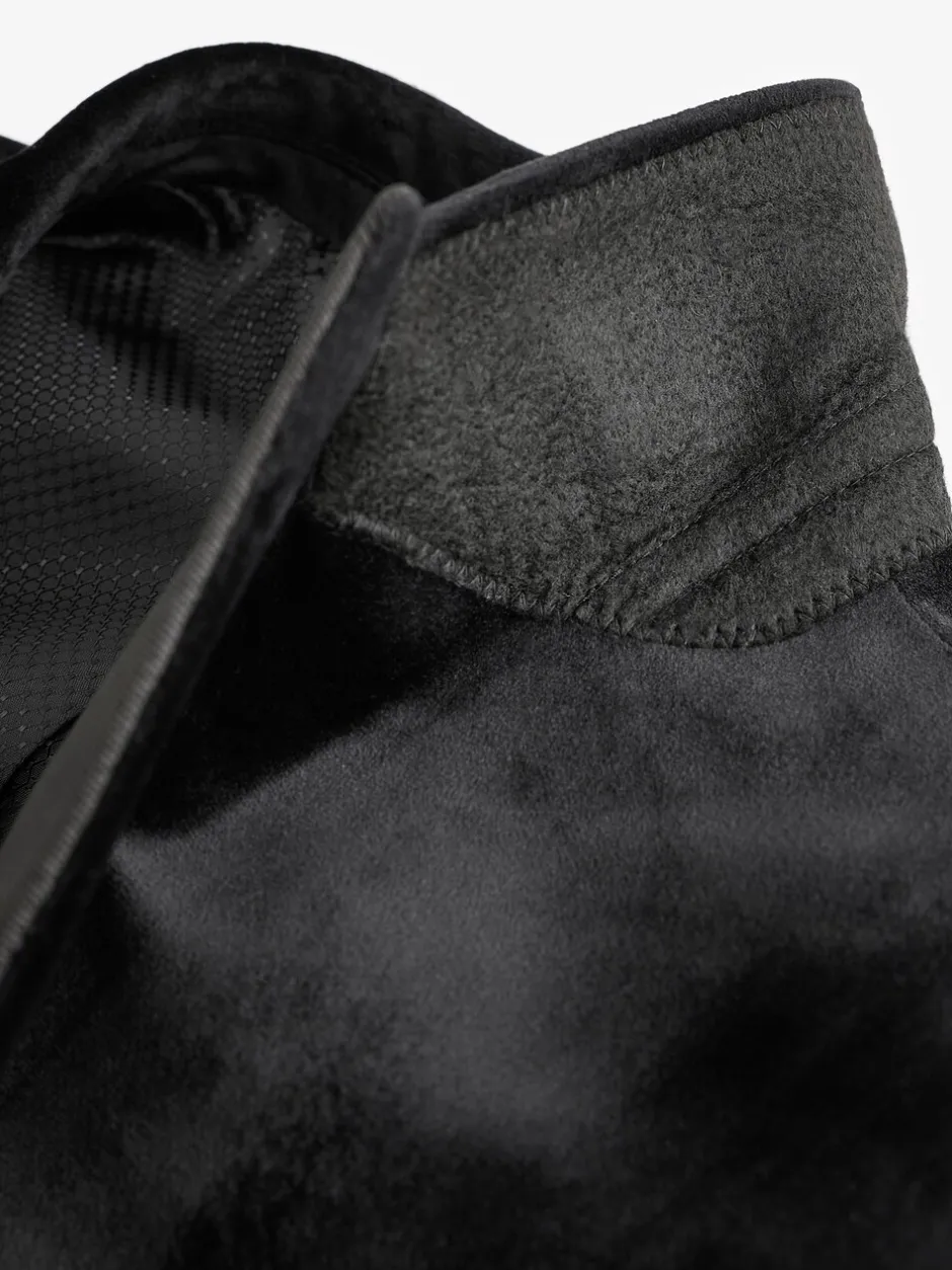 Smokings En Feestkleding|Blazers En Business-Jasjes|Next - Normale Pasvorm - Fluwelen blazer Zwart