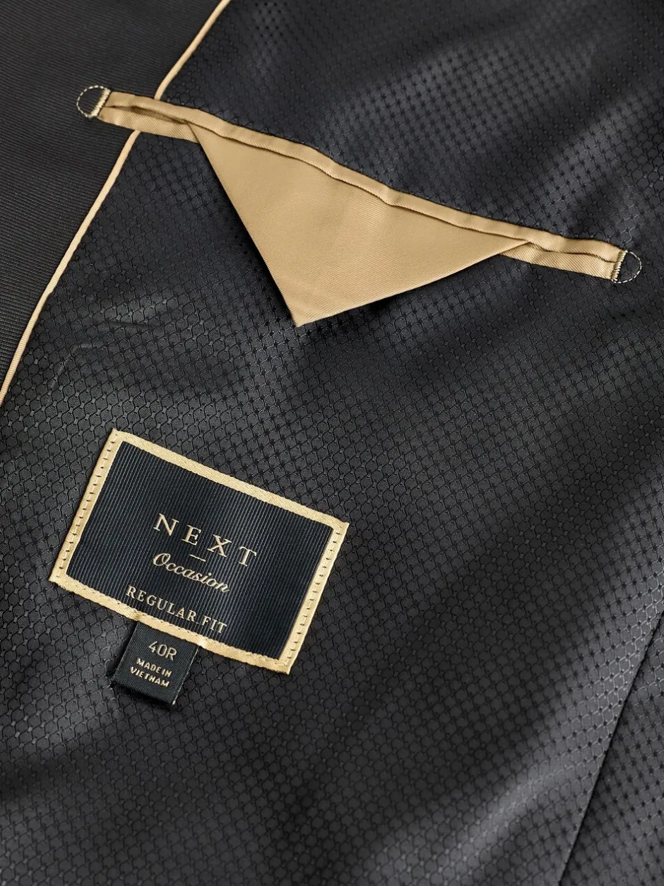 Smokings En Feestkleding|Blazers En Business-Jasjes|Next - Normale Pasvorm - Fluwelen blazer Zwart