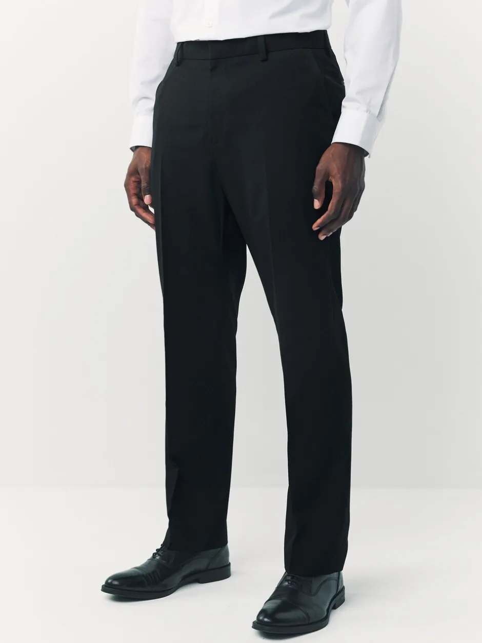 Smokings En Feestkleding*Next - Normale Pasvorm - Pantalon in smokingstijl Zwart