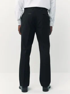 Smokings En Feestkleding*Next - Normale Pasvorm - Pantalon in smokingstijl Zwart