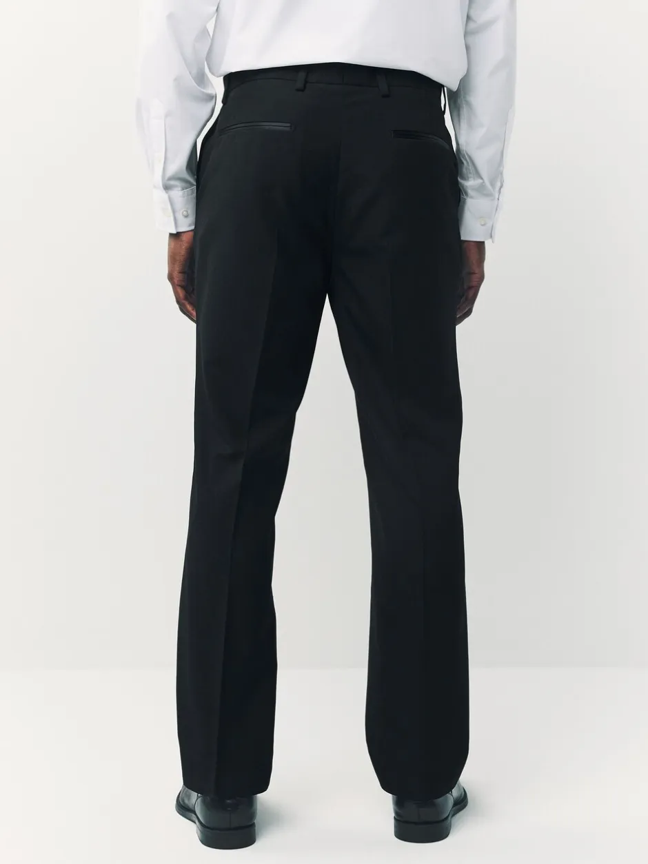Smokings En Feestkleding*Next - Normale Pasvorm - Pantalon in smokingstijl Zwart