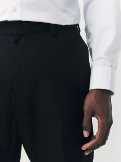 Smokings En Feestkleding*Next - Normale Pasvorm - Pantalon in smokingstijl Zwart