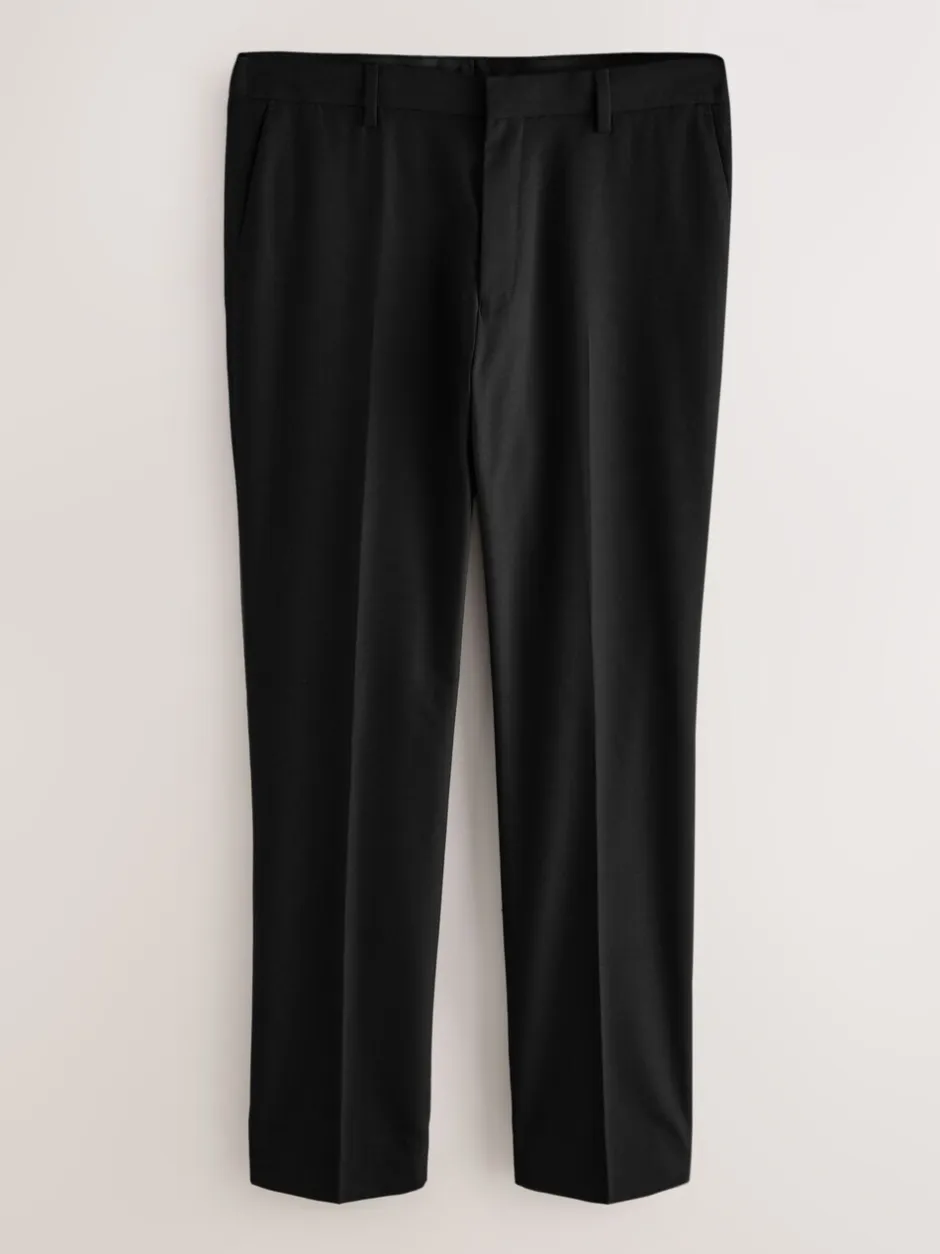 Smokings En Feestkleding*Next - Normale Pasvorm - Pantalon in smokingstijl Zwart