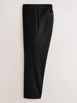 Smokings En Feestkleding*Next - Normale Pasvorm - Pantalon in smokingstijl Zwart