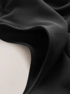 Jumpsuits En Playsuits|Next - Occasion Cowl Neck Sleeveless Jersey Jumpsuit Zwart