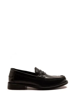 Formele Schoenen|Schoenen|Off The Hook - Monro Loafer Formal Casual Slip-On Leather Shoes Zwart