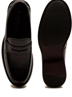 Formele Schoenen|Schoenen|Off The Hook - Monro Loafer Formal Casual Slip-On Leather Shoes Zwart