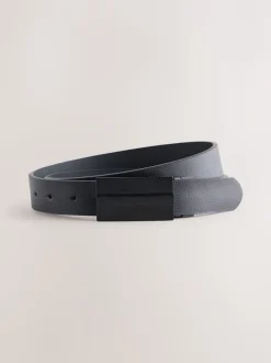 Riemen En Bretels*Next Zwart - Omkeerbare riem met plaatgesp