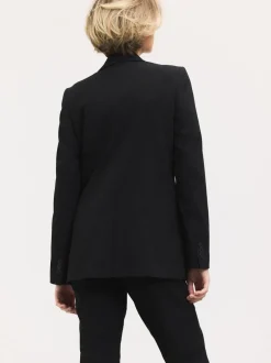 Kostuums En Werkkleding*Next - Op maat gemaakte blazer met enkele rij knopen van wol Zwart