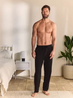 Loungewear|Joggingbroeken*Next - Open - Loopback Soft Touch Cuffed Joggers Zwart