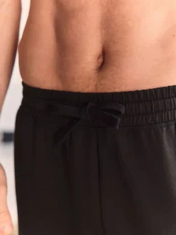 Loungewear|Joggingbroeken*Next - Open - Loopback Soft Touch Cuffed Joggers Zwart