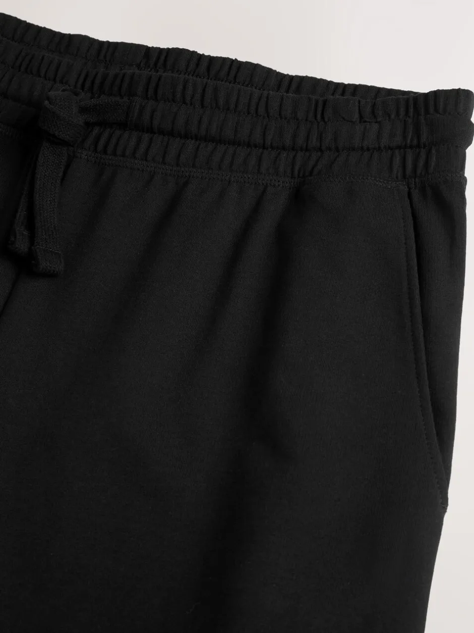 Loungewear|Joggingbroeken*Next - Open - Loopback Soft Touch Cuffed Joggers Zwart