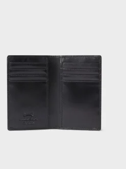 Portemonnees|Osprey London - - Micro-leren nette portemonnee Zwart