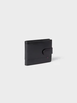Portemonnees|Osprey London - - The London bruine leren portemonnee Zwart