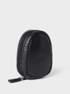 Portemonnees*Osprey London - Leather Charger Pouch Zwart