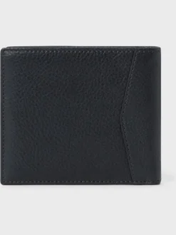 Portemonnees|Osprey London - The Compass leren Portemonnee Zwart