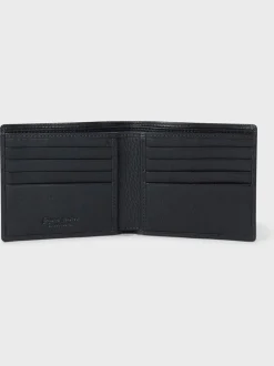 Portemonnees|Osprey London - The Compass leren Portemonnee Zwart