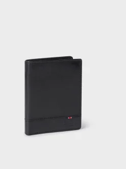 Portemonnees|Osprey London - The London Leather Wallet with Coin Pocket Zwart