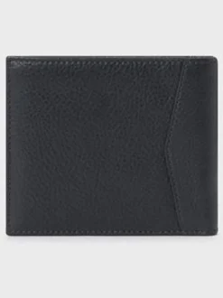 Portemonnees|Osprey London - The Compass leren muntenportemonnee Zwart