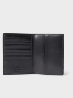 Portemonnees|Osprey London - The London Leather Passport Cover Zwart