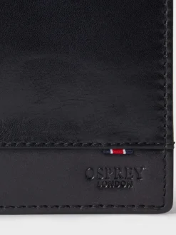 Portemonnees|Osprey London - The London Leather Passport Cover Zwart