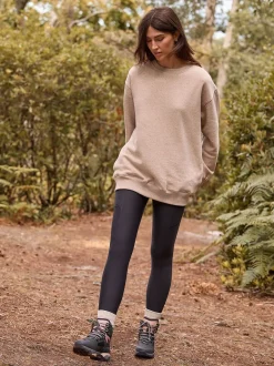 Leggings En Joggingbroeken|Next - Outdoor legging met fleecevoering en warme handgreep Zwart