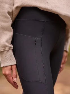 Leggings En Joggingbroeken|Next - Outdoor legging met fleecevoering en warme handgreep Zwart