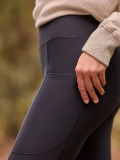 Leggings En Joggingbroeken|Next - Outdoor legging met fleecevoering en warme handgreep Zwart