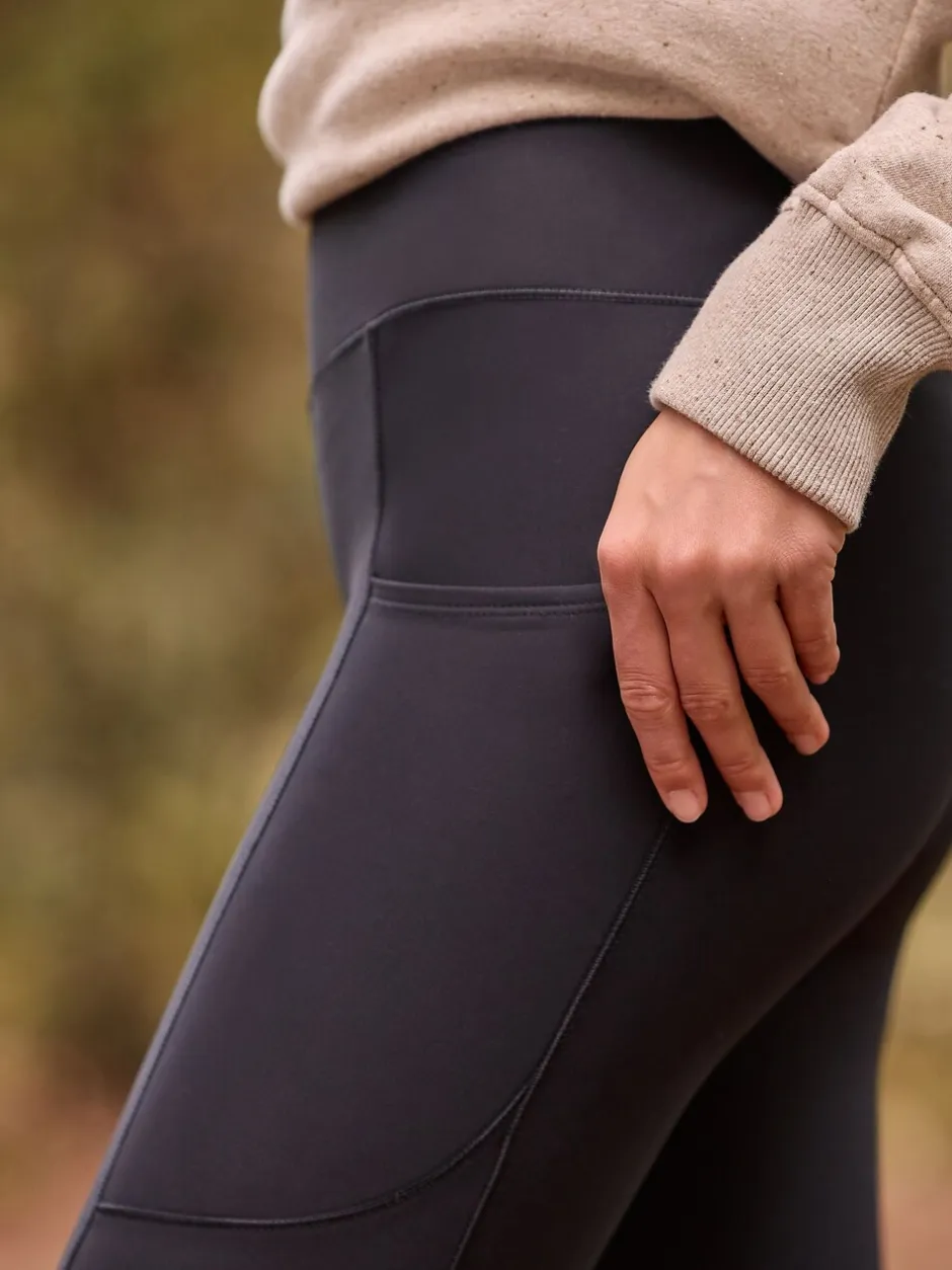Leggings En Joggingbroeken|Next - Outdoor legging met fleecevoering en warme handgreep Zwart