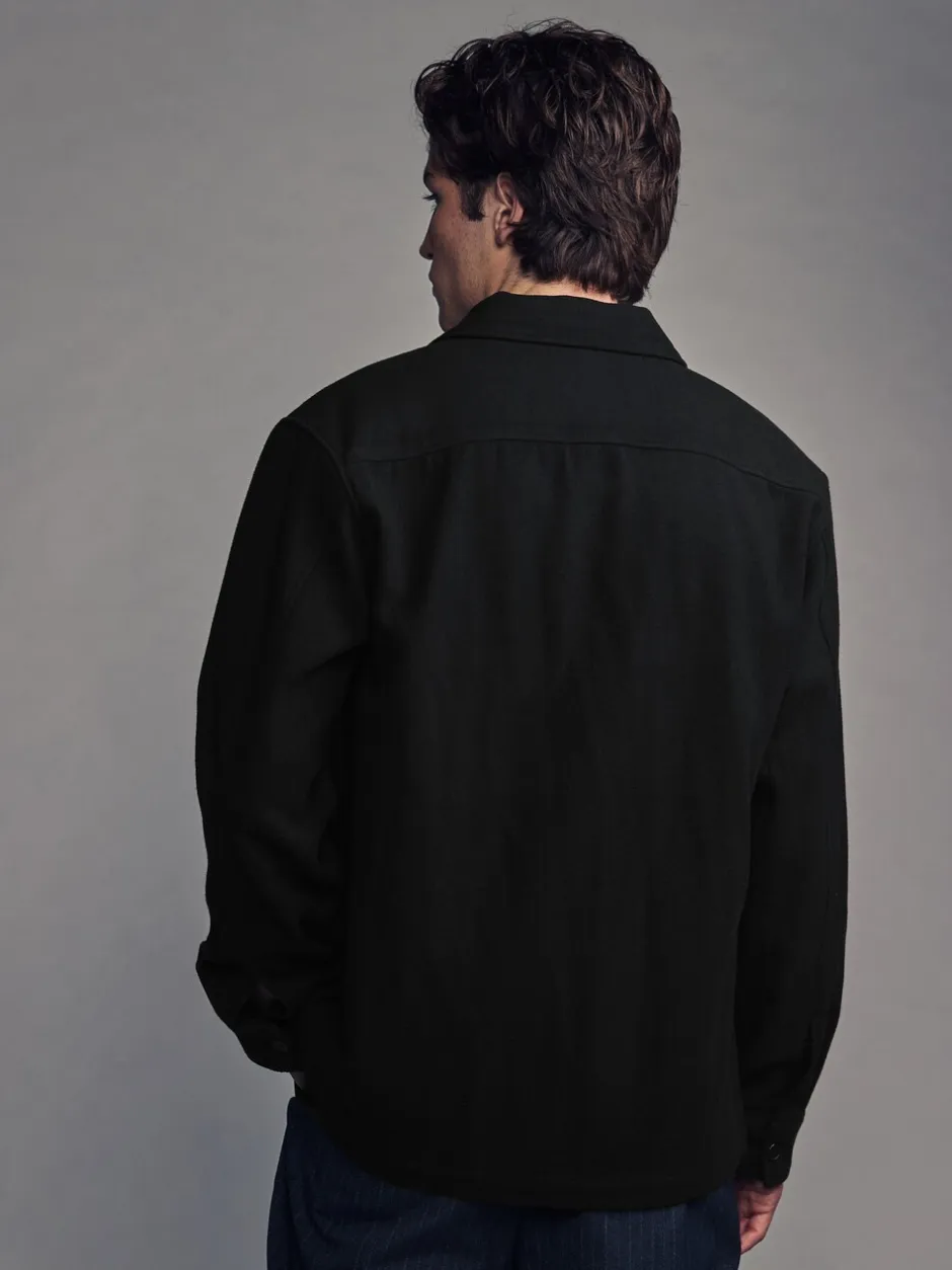 Blazers En Business-Jasjes*Next - Overshirt met twee zakken en wol Zwart