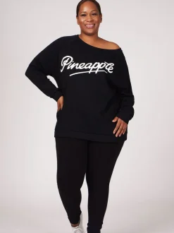 Sportkleding|Pineapple Zwart - Oversized Monster sweatshirt