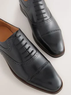 Formele Schoenen|Next - Oxford-schoenen met neusstuk Zwart