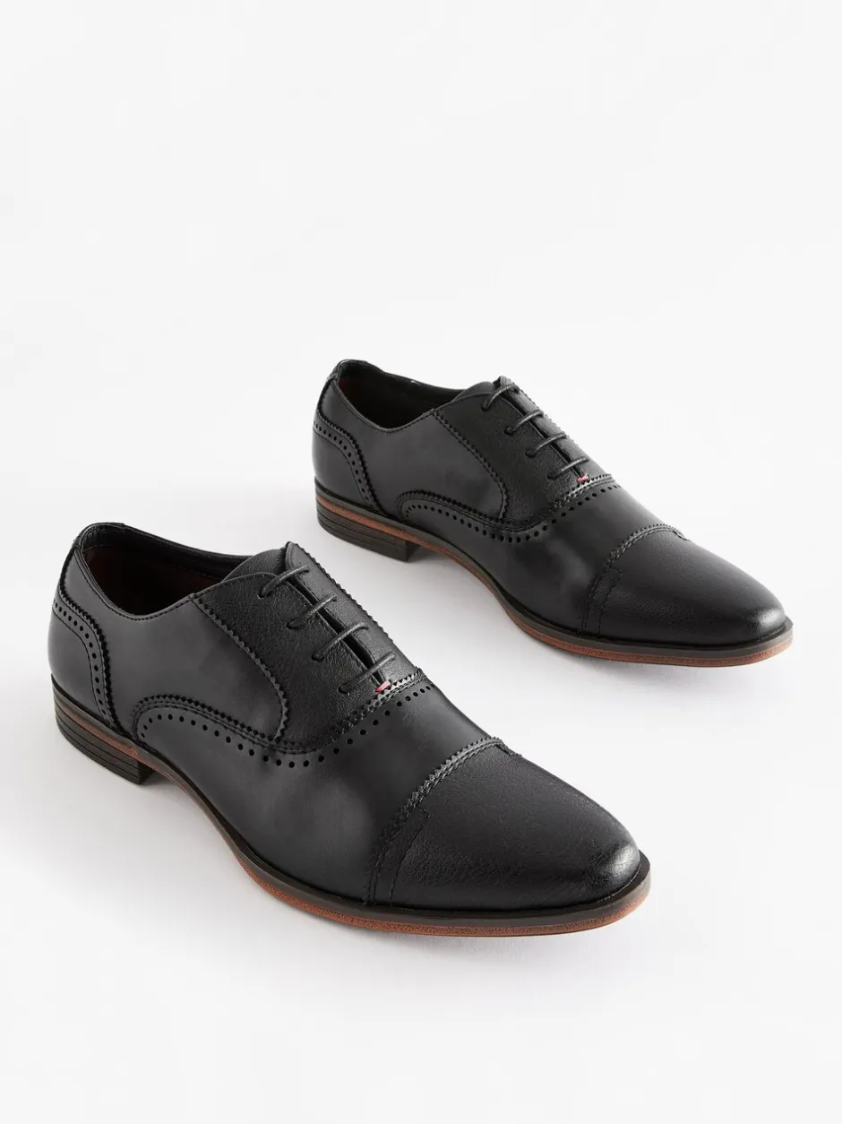 Schoenen|Formele Schoenen|Next - Oxford-schoenen met neusstuk Zwart