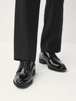 Schoenen|Formele Schoenen*Next Zwart - Patent Derby Shoes