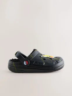 Pantoffels|Next Zwart - Pokemon Warm Lined Slipper Clogs